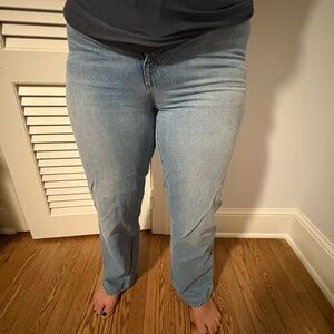 J. Crew Women's Light Blue Straight Leg Jeans